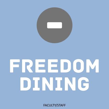 Faculty & Staff Freedom Dining Plan Basic (Spring 2023)