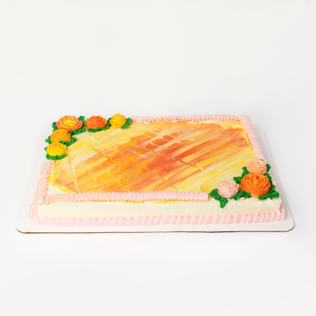 Single tier wedding cake | Gloverly Cupcakes